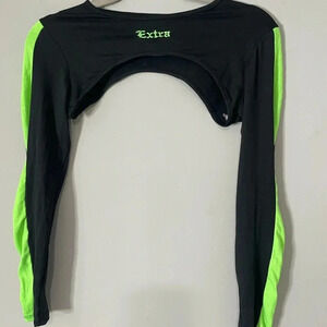 Black and Green Shrug